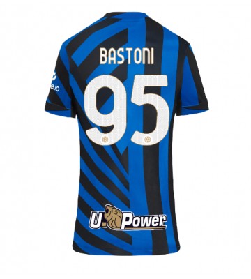 Inter Milan Alessandro Bastoni #95 Hemmatröja Dam 2024-25 Kortärmad